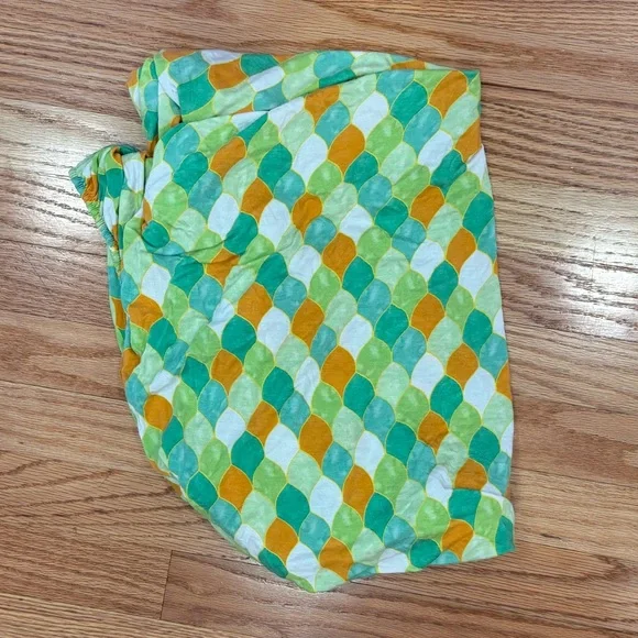 LITTLE SLEEPIES dragon scales crib sheet